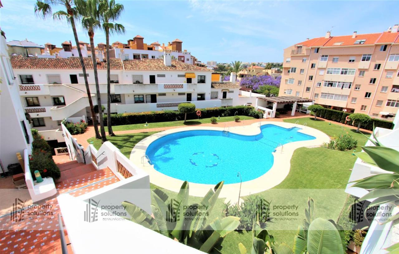 Pueblo Del Parque 3 - Terraza Soleada Con Jardin - Piscina Y Playa - Urbanizacion Tranquila Lejlighed Benalmádena Eksteriør billede