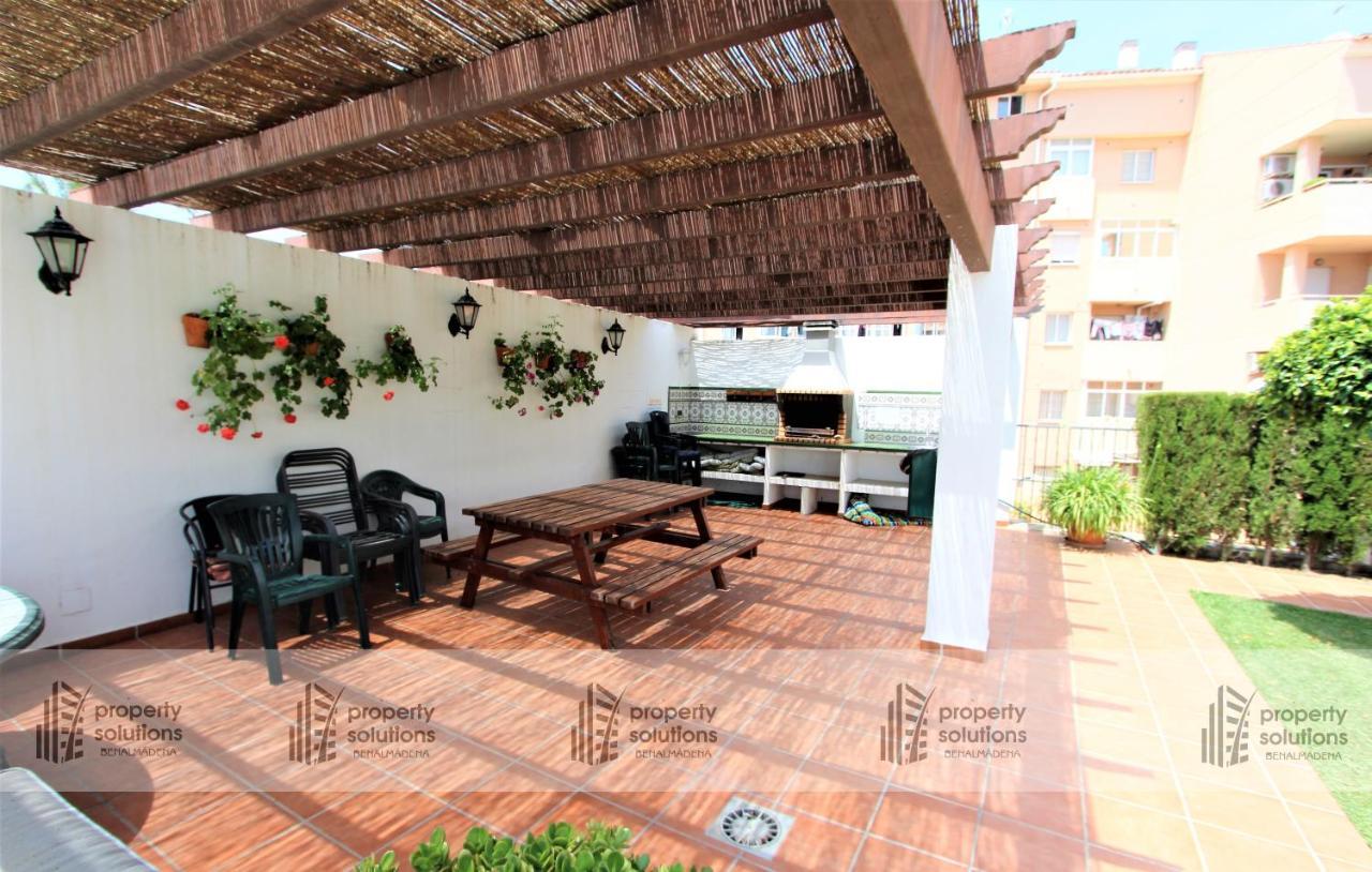 Pueblo Del Parque 3 - Terraza Soleada Con Jardin - Piscina Y Playa - Urbanizacion Tranquila Lejlighed Benalmádena Eksteriør billede