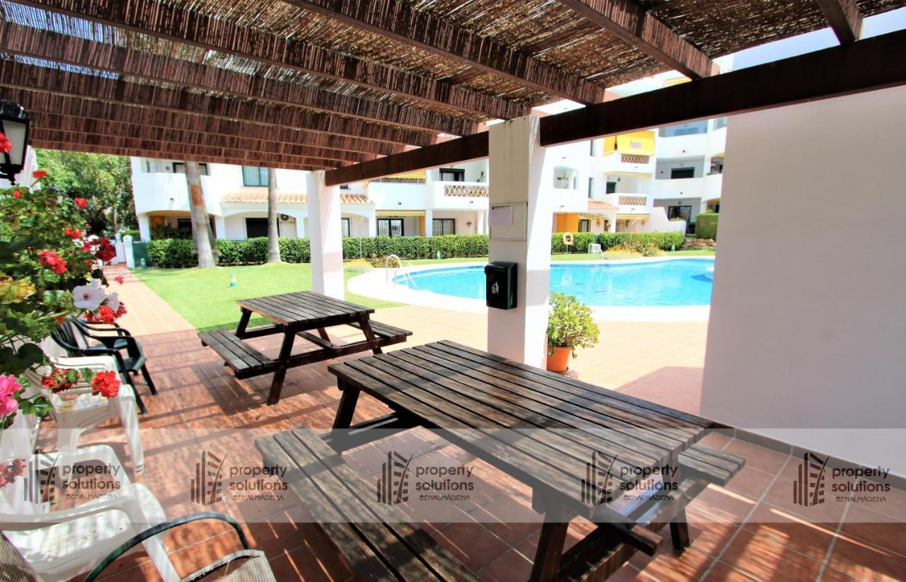 Pueblo Del Parque 3 - Terraza Soleada Con Jardin - Piscina Y Playa - Urbanizacion Tranquila Lejlighed Benalmádena Eksteriør billede
